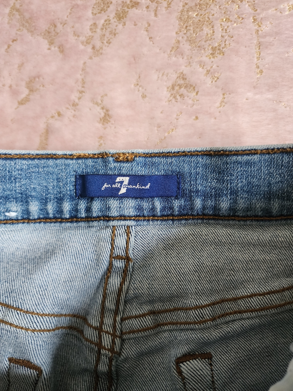 7 FOR ALL MAMKIND | Light Blue Denim Jeans - Picture 9 of 15
